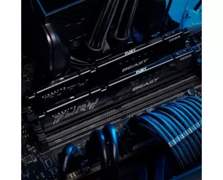 Оперативная память DDR5 32 Gb (5200 MHz) (Kit 16 Gb x 2) Kingston Fury Beast Black (KF552C36BBEK2-32)