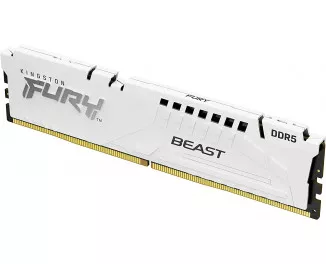 Оперативная память DDR5 32 Gb (5200 MHz) (Kit 16 Gb x 2) Kingston Fury Beast EXPO White (KF552C36BWEK2-32)