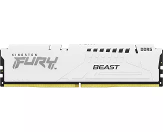 Оперативная память DDR5 32 Gb (5200 MHz) (Kit 16 Gb x 2) Kingston Fury Beast EXPO White (KF552C36BWEK2-32)