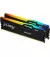 Оперативна пам'ять DDR5 32 Gb (5200 MHz) (Kit 16 Gb x 2) Kingston Fury Beast RGB (740617328561)
