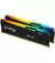 Оперативна пам'ять DDR5 32 Gb (5200 MHz) (Kit 16 Gb x 2) Kingston Fury Beast RGB Black (KF552C36BBEAK2-32)