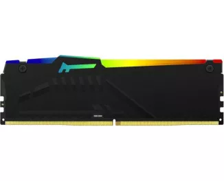 Оперативна пам'ять DDR5 32 Gb (5200 MHz) (Kit 16 Gb x 2) Kingston Fury Beast RGB Black (KF552C36BBEAK2-32)