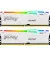 Оперативна пам'ять DDR5 32 Gb (5200 MHz) (Kit 16 Gb x 2) Kingston Fury Beast RGB EXPO White (KF552C36BWEAK2-32)