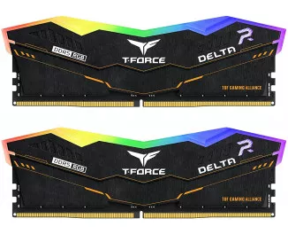 Оперативная память DDR5 32 Gb (5200 MHz) (Kit 16 Gb x 2) Team T-Force Delta TUF Gaming Alliance RGB (FF5D532G5200HC40CDC01)