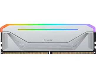Оперативная память DDR5 32 Gb (5600 MHz) (Kit 16 Gb x 2) Apacer NOX RGB Silver (AH5U32G56C522NWAA-2)