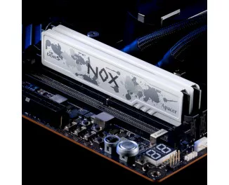 Оперативная память DDR5 32 Gb (5600 MHz) (Kit 16 Gb x 2) Apacer NOX White (AH5U32G56C522MWAA-2)