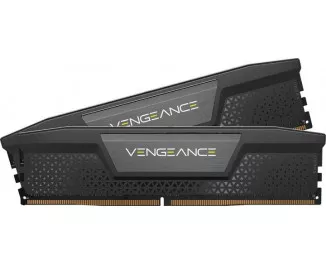 Оперативна пам'ять DDR5 32 Gb (5600 MHz) (Kit 16 Gb x 2) Corsair Vengeance Black (CMK32GX5M2B5600C40)