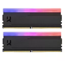 Оперативная память DDR5 32 Gb (5600 MHz) (Kit 16 Gb x 2) GOODRAM IRDM RGB Black (IRG-56D5L30S/32GDC)