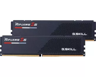 Оперативна пам'ять DDR5 32 Gb (5600 MHz) (Kit 16 Gb x 2) G.SKILL Ripjaws S5 Black (F5-5600J2834F16GX2-RS5K)