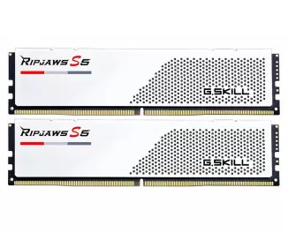 Оперативна пам'ять DDR5 32 Gb (5600 MHz) (Kit 16 Gb x 2) G.SKILL Ripjaws S5 White (F5-5600J3636C16GX2-RS5W)