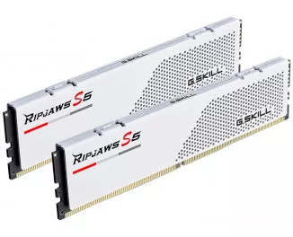 Оперативна пам'ять DDR5 32 Gb (5600 MHz) (Kit 16 Gb x 2) G.SKILL Ripjaws S5 White (F5-5600J3636C16GX2-RS5W)