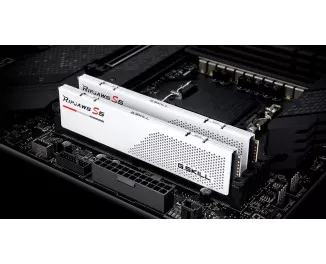 Оперативна пам'ять DDR5 32 Gb (5600 MHz) (Kit 16 Gb x 2) G.SKILL Ripjaws S5 White (F5-5600J3636C16GX2-RS5W)
