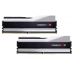 Оперативна пам'ять DDR5 32 Gb (5600 MHz) (Kit 16 Gb x 2) G.SKILL Trident Z5 Silver (F5-5600J4040C16GX2-TZ5S)