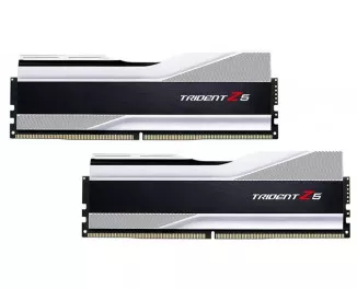 Оперативна пам'ять DDR5 32 Gb (5600 MHz) (Kit 16 Gb x 2) G.SKILL Trident Z5 Silver (F5-5600J4040C16GX2-TZ5S)