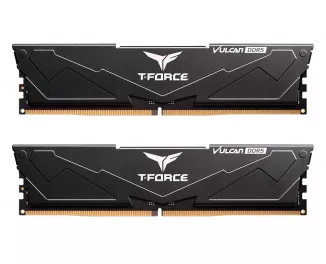 Оперативная память DDR5 32 Gb (5600 MHz) (Kit 16 Gb x 2) Team T-Force Vulcan Black (FLBD532G5600HC38GDC01)