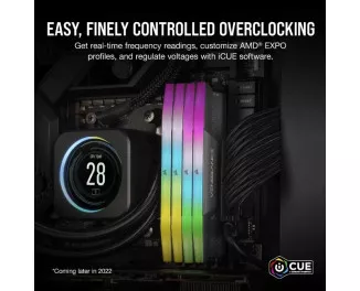 Оперативная память DDR5 32 Gb (6000 MHz) Corsair Vengeance RGB AMD EXPO (CMH32GX5M1E6000Z38)