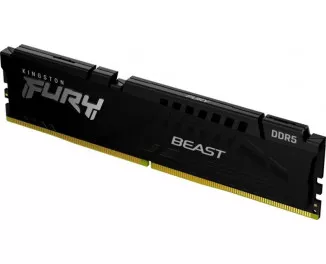 Оперативна пам'ять DDR5 32 Gb (6000 MHz) Kingston Fury Beast Black (KF560C30BB-32)