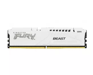 Оперативна пам'ять DDR5 32 Gb (6000 MHz) Kingston Fury Beast EXPO White (KF560C36BWE-32)