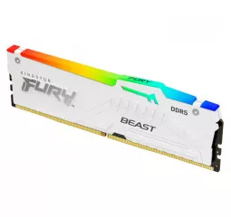 Оперативная память DDR5 32 Gb (6000 MHz) Kingston Fury Beast RGB EXPO White (KF560C36BWEA-32)