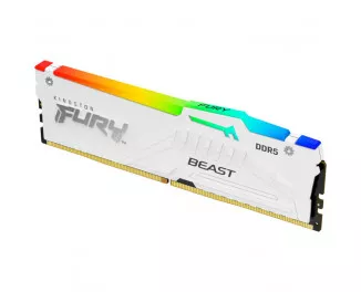 Оперативна пам'ять DDR5 32 Gb (6000 MHz) Kingston Fury Beast RGB EXPO White (KF560C36BWEA-32)