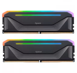 Оперативная память DDR5 32 Gb (6000 MHz) (Kit 16 Gb x 2) Apacer NOX RGB Black (AH5U32G60C622NBAA-2)