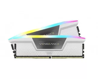 Оперативная память DDR5 32 Gb (6000 MHz) (Kit 16 Gb x 2) Corsair Vengeance AMD RGB White (CMH32GX5M2B6000Z36W)
