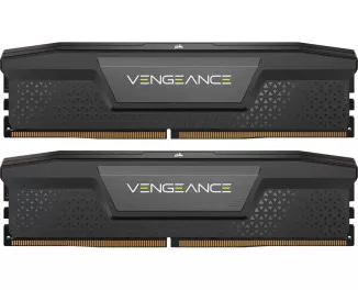 Оперативная память DDR5 32 Gb (6000 MHz) (Kit 16 Gb x 2) Corsair Vengeance Black (CMK32GX5M2B6000C40)