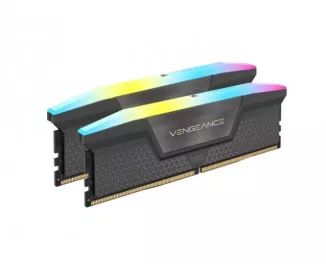 Оперативная память DDR5 32 Gb (6000 MHz) (Kit 16 Gb x 2) Corsair Vengeance RGB AMD EXPO (CMH32GX5M2B6000Z30K)
