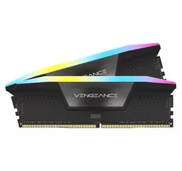 Оперативна пам'ять DDR5 32 Gb (6000 MHz) (Kit 16 Gb x 2) Corsair Vengeance RGB (CMH32GX5M2B6000C30)