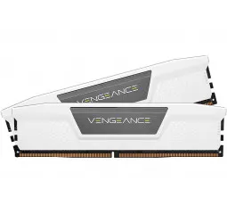 Оперативна пам'ять DDR5 32 Gb (6000 MHz) (Kit 16 Gb x 2) Corsair Vengeance White (CMK32GX5M2E6000C36W)