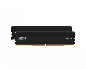 Оперативная память DDR5 32 Gb (6000 MHz) (Kit 16 Gb x 2) Crucial Pro (CP2K16G60C48U5)
