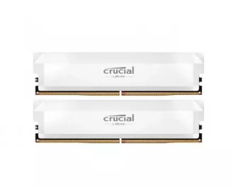 Оперативная память DDR5 32 Gb (6000 MHz) (Kit 16 Gb x 2) Crucial Pro Overclocking (CP2K16G60C36U5W)