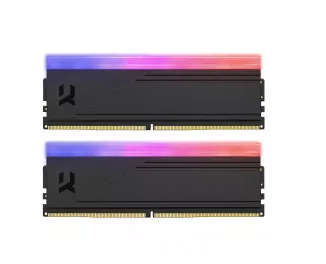 Оперативная память DDR5 32 Gb (6000 MHz) (Kit 16 Gb x 2) GOODRAM IRDM RGB Black (IRG-60D5L30S/32GDC)