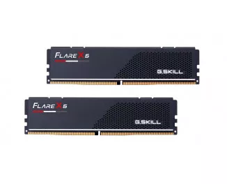 Оперативная память DDR5 32 Gb (6000 MHz) (Kit 16 Gb x 2) G.SKILL Flare X5 AMD EXPO Black (F5-6000J3038F16GX2-FX5)