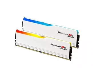 Оперативная память DDR5 32 Gb (6000 MHz) (Kit 16 Gb x 2) G.SKILL Ripjaws M5 Neo RGB White (F5-6000J3636F16GX2-RM5NRW)