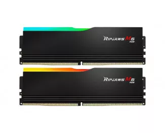 Оперативная память DDR5 32 Gb (6000 MHz) (Kit 16 Gb x 2) G.SKILL Ripjaws M5 RGB Black (F5-6000J3040F16GX2-RM5RK)