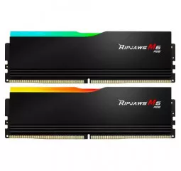 Оперативная память DDR5 32 Gb (6000 MHz) (Kit 16 Gb x 2) G.SKILL Ripjaws M5 RGB Black (F5-6000J3636F16GX2-RM5RK)