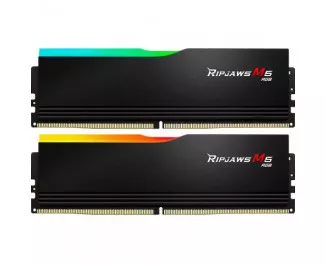 Оперативная память DDR5 32 Gb (6000 MHz) (Kit 16 Gb x 2) G.SKILL Ripjaws M5 RGB Black (F5-6000J3636F16GX2-RM5RK)