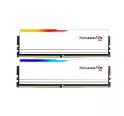 Оперативная память DDR5 32 Gb (6000 MHz) (Kit 16 Gb x 2) G.SKILL Ripjaws M5 RGB Matte White (F5-6000J3040F16GX2-RM5RW)