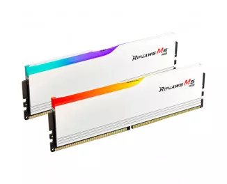 Оперативная память DDR5 32 Gb (6000 MHz) (Kit 16 Gb x 2) G.SKILL Ripjaws M5 RGB Matte White (F5-6000J3636F16GX2-RM5RW)