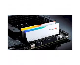 Оперативная память DDR5 32 Gb (6000 MHz) (Kit 16 Gb x 2) G.SKILL Ripjaws M5 RGB Matte White (F5-6000J3636F16GX2-RM5RW)