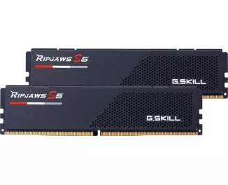 Оперативная память DDR5 32 Gb (6000 MHz) (Kit 16 Gb x 2) G.SKILL Ripjaws S5 Black (F5-6000J4040F16GX2-RS5K)