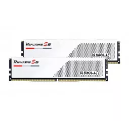 Оперативная память DDR5 32 Gb (6000 MHz) (Kit 16 Gb x 2) G.SKILL Ripjaws S5 White (F5-6000J3040F16GX2-RS5W)