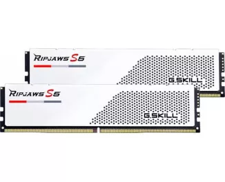 Оперативная память DDR5 32 Gb (6000 MHz) (Kit 16 Gb x 2) G.SKILL Ripjaws S5 White (F5-6000J3238F16GX2-RS5W)