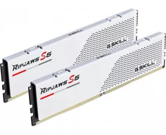 Оперативная память DDR5 32 Gb (6000 MHz) (Kit 16 Gb x 2) G.SKILL Ripjaws S5 White (F5-6000J3238F16GX2-RS5W)