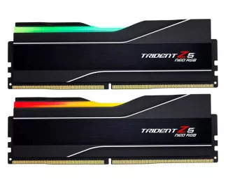 Оперативна пам'ять DDR5 32 Gb (6000 MHz) (Kit 16 Gb x 2) G.SKILL Trident Z5 Neo RGB (F5-6000J3038F16GX2-TZ5NR)
