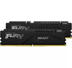 Оперативная память DDR5 32 Gb (6000 MHz) (Kit 16 Gb x 2) Kingston Fury Beast EXPO Black (KF560C30BBEK2-32)