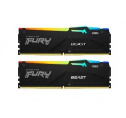 Оперативная память DDR5 32 Gb (6000 MHz) (Kit 16 Gb x 2) Kingston Fury Beast RGB EXPO (KF560C36BBE2AK2-32)