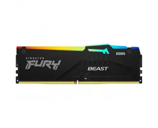 Оперативная память DDR5 32 Gb (6000 MHz) (Kit 16 Gb x 2) Kingston Fury Beast RGB (KF560C30BBAK2-32)