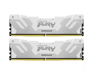 Оперативная память DDR5 32 Gb (6000 MHz) (Kit 16 Gb x 2) Kingston Fury Renegade White (KF560C32RWK2-32)